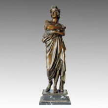 Klassische Figur Statue Philosophen Bronze Skulptur, Milo TPE-001